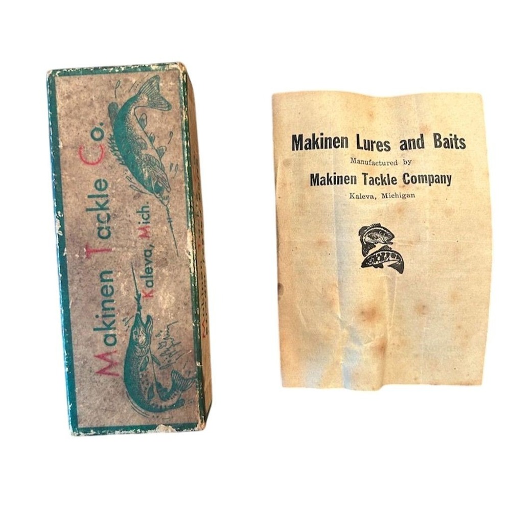 Makinens Tackle Co. Vintage Fishing Lures and Baits Brochure Kalva Michigan